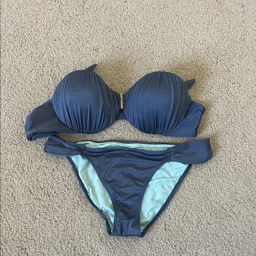 Victoria's Secret Navy Bikini Set